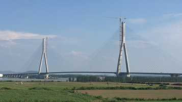 武漢沌口大橋斜拉索制作